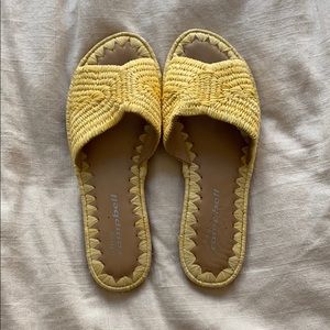 Jefferey Campbell wicker & leather sandals
